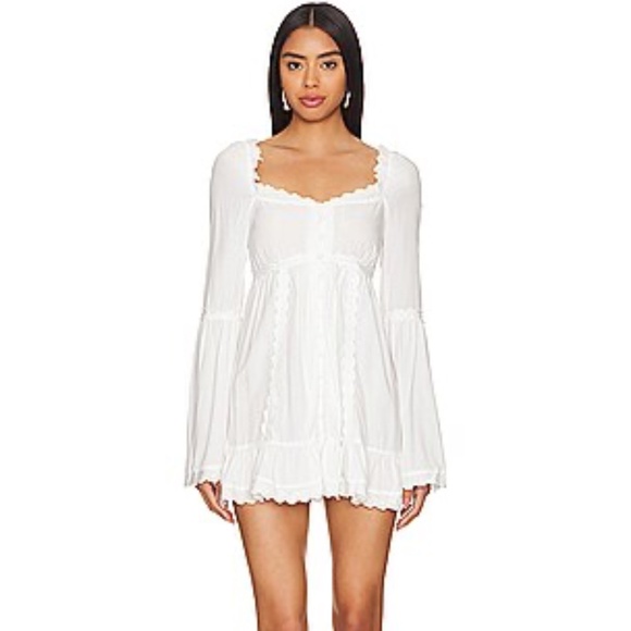 Frankie's Bikinis Dresses & Skirts - FRANKIES BIKINIS Sunflower Dress in White